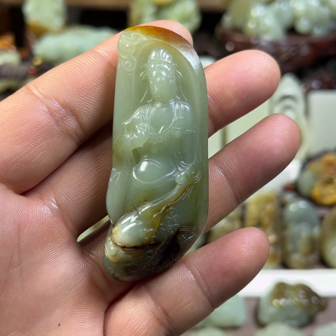 和田玉挂件未镶嵌?*–