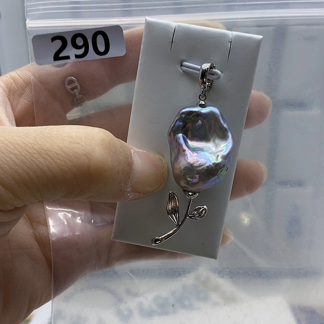 颈饰合金淡水珍珠