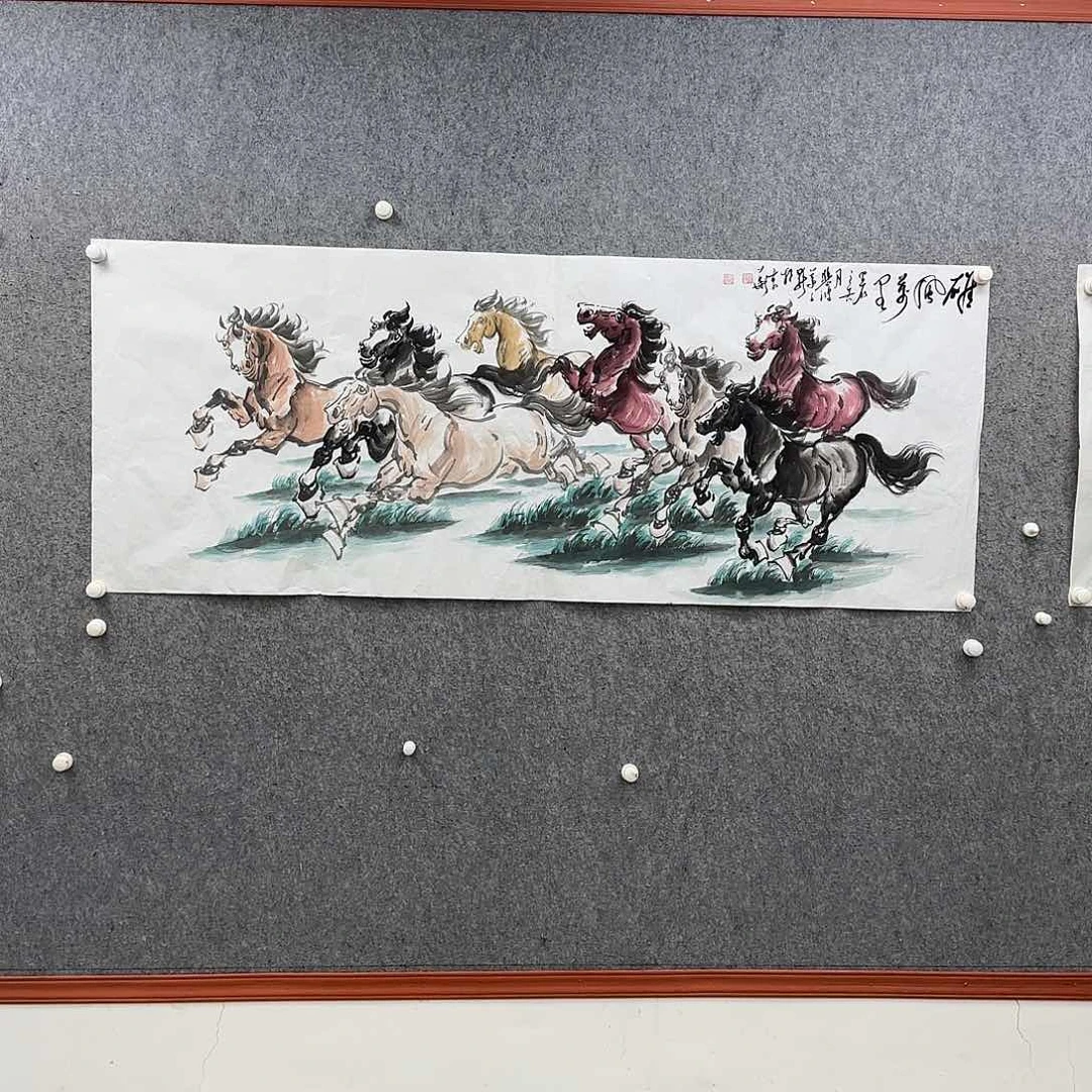 书法作品多次参加