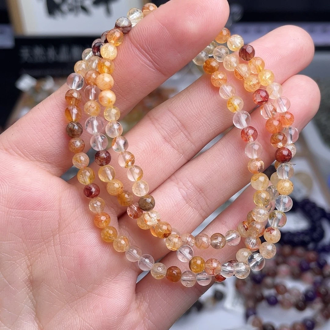 水晶手串未镶嵌天然