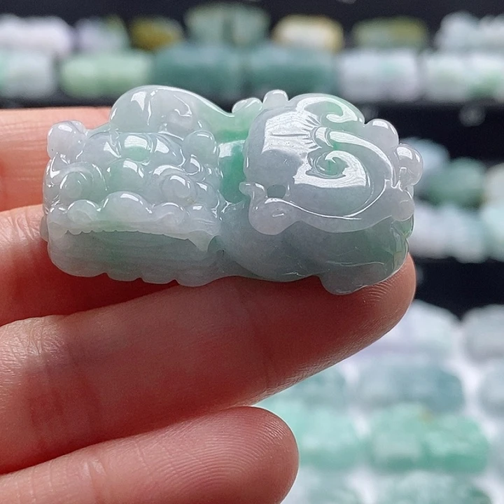 颈饰未镶嵌翡翠翡翠貔貅