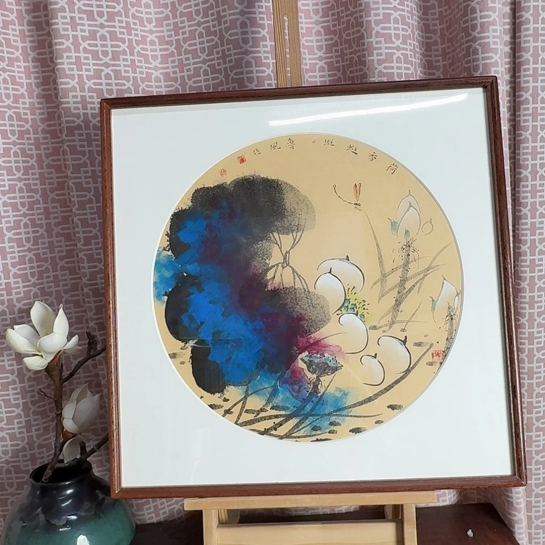 版画真人手绘作品