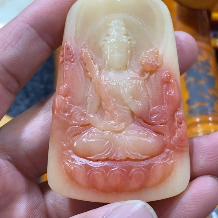 滴血莲花菩提吊坠