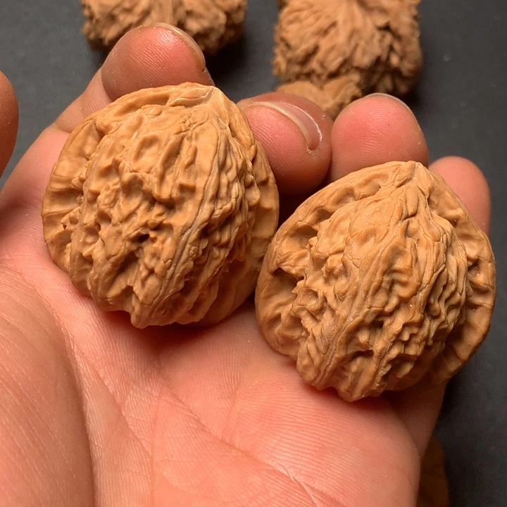 文玩核桃把件36白狮子182