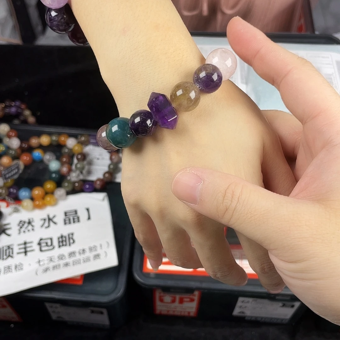 手链水晶银S925镶嵌