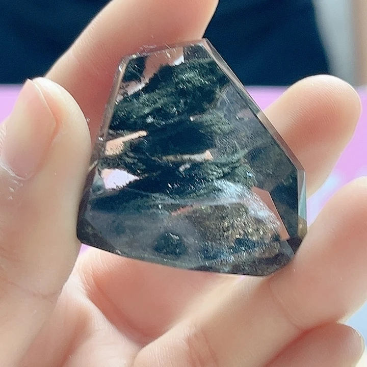 水晶天然水晶绿幽灵未镶嵌