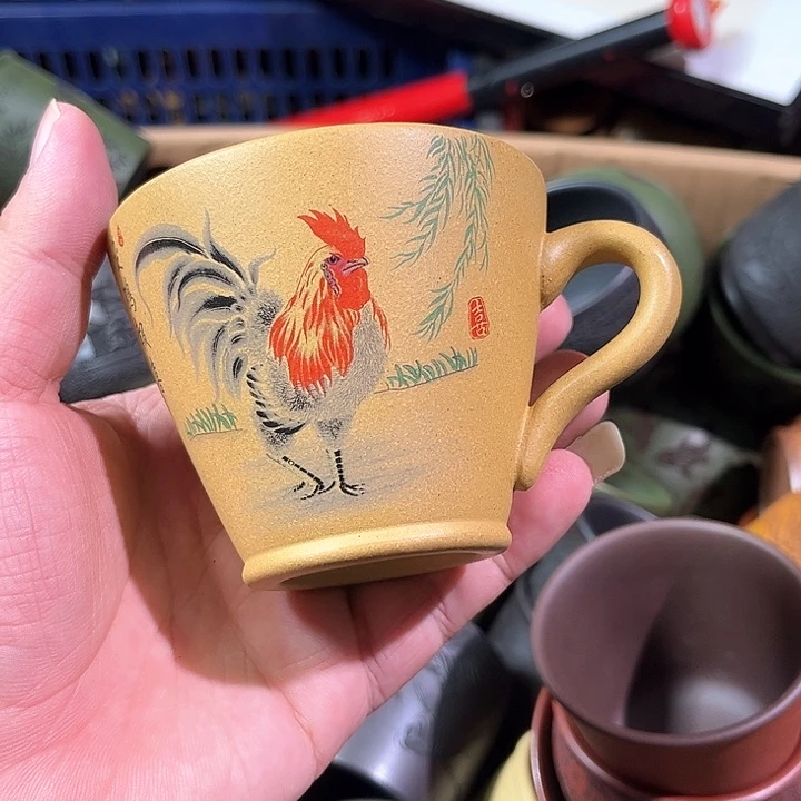 茶杯紫砂全手工紫砂主人杯