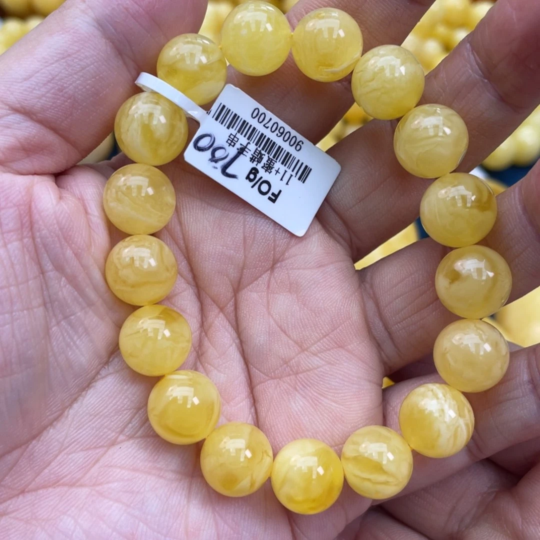 琥珀裸石未镶嵌琥珀蜜蜡11m m