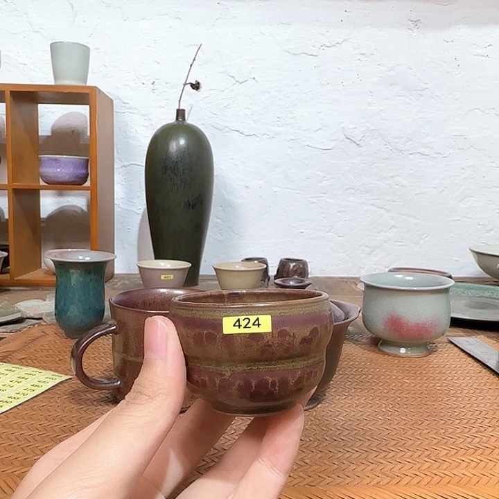 杯子蘭山窑 手作器物424