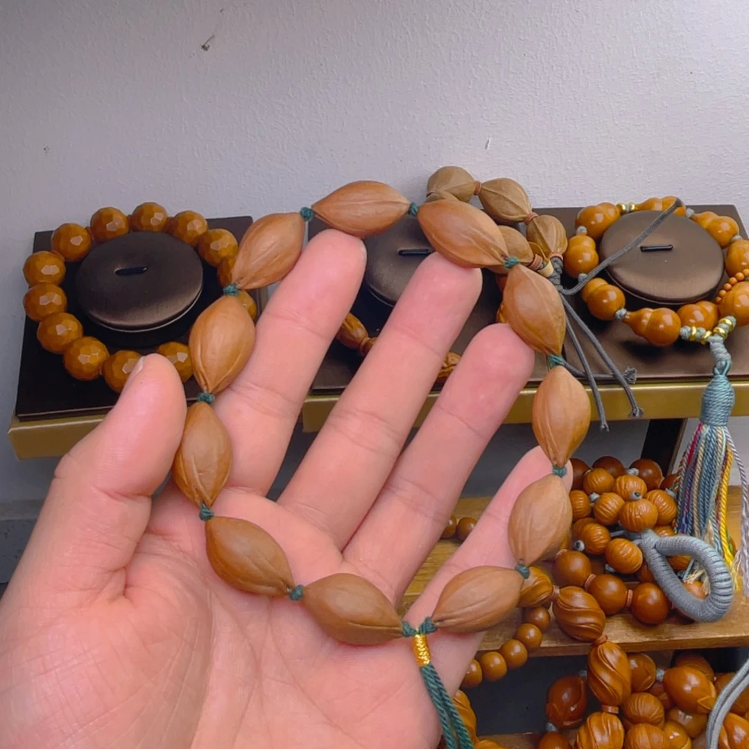 橄榄核手串/手链13小瓜子 水晶核