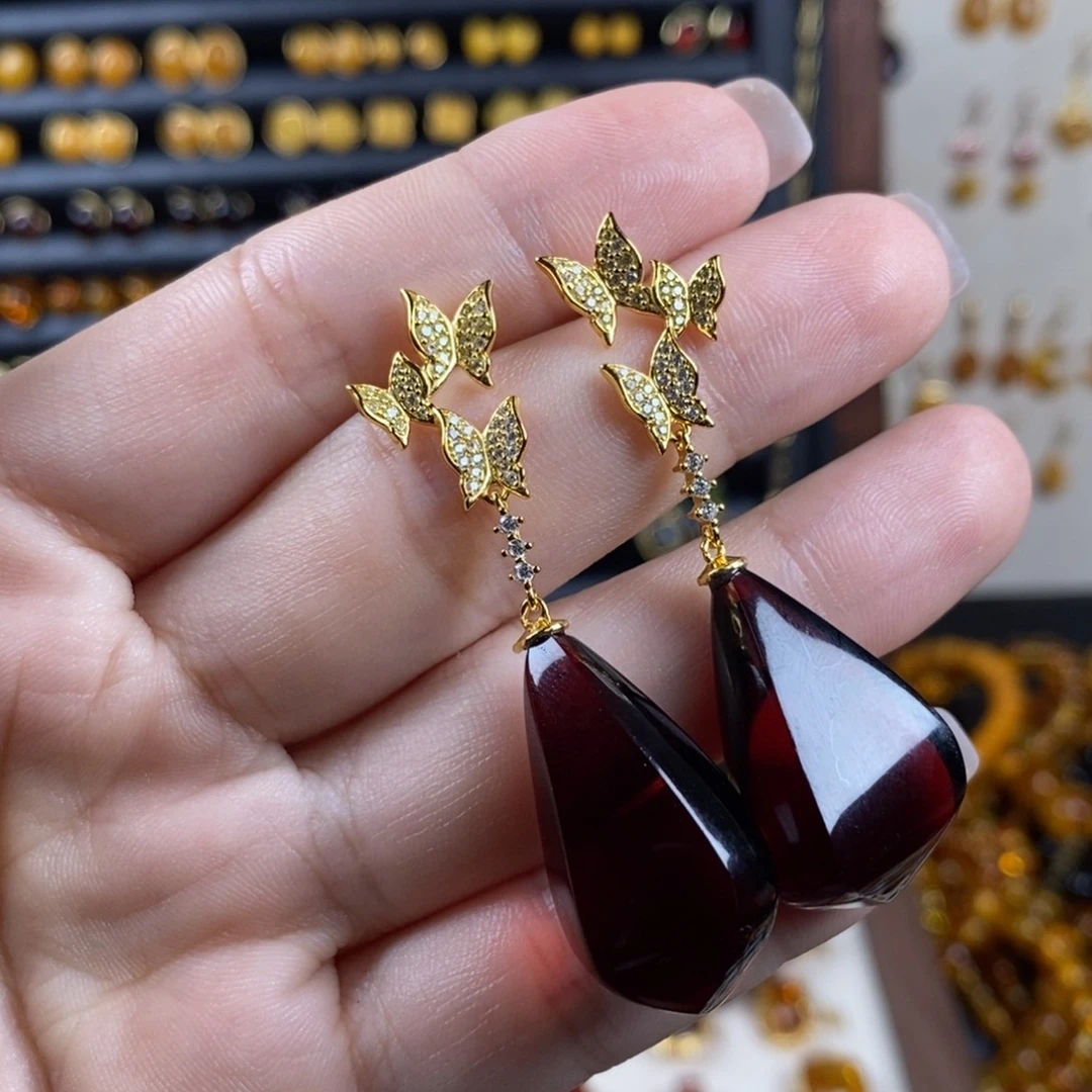 琥珀未镶嵌裸石成品