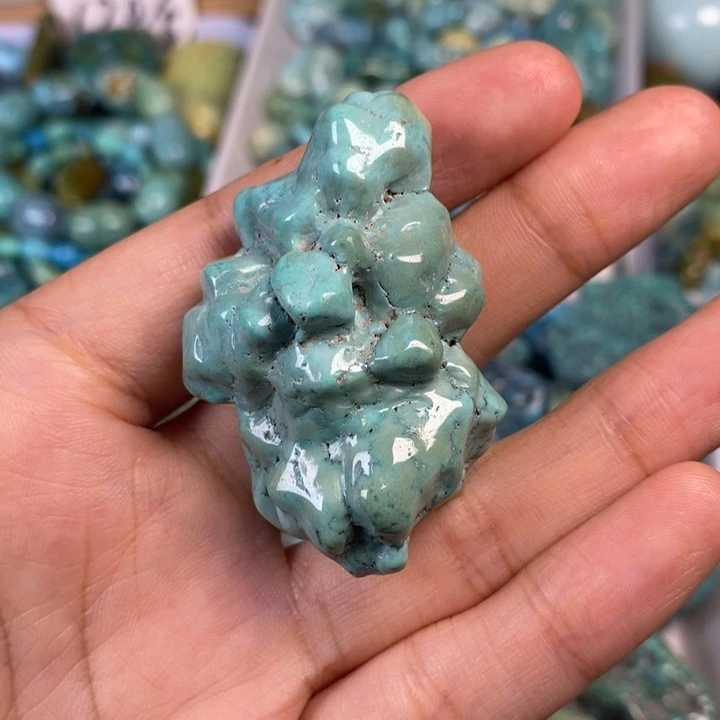 绿松石未镶嵌颈饰