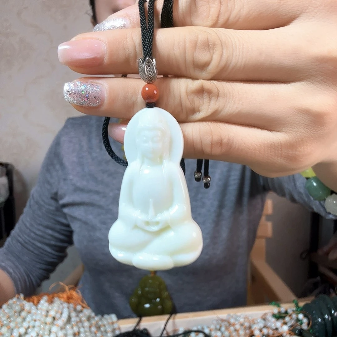 岫玉未镶嵌吊坠(不含链)