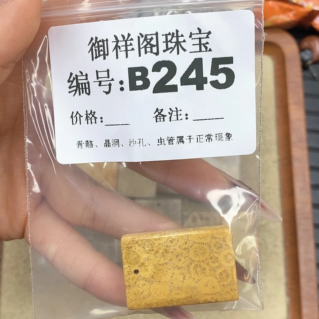硅化珊瑚（珊瑚玉）颈饰未镶嵌一**花