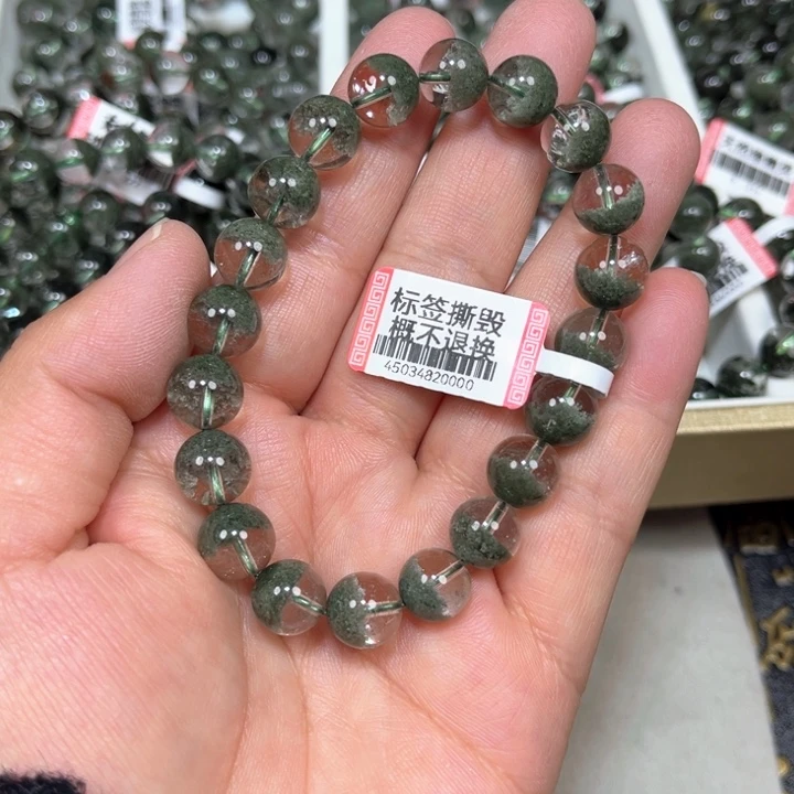 水晶绿幽灵手串未镶嵌?****?