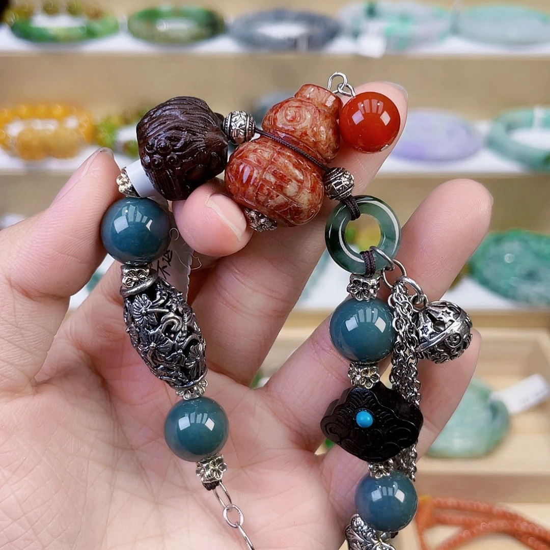 翡翠未镶嵌手链手链