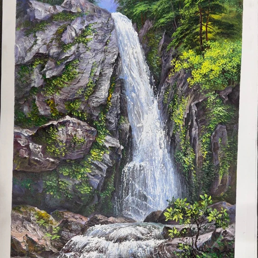 油画加油加油努力加油加油
