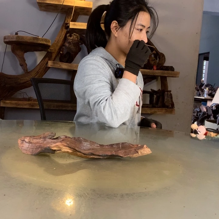 *****天然的云南紫柚木会黄水