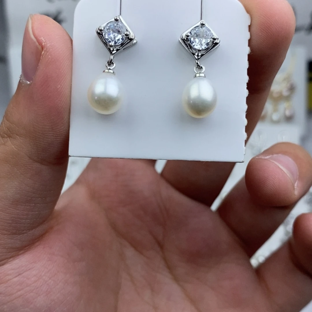 耳饰未镶嵌淡水珍珠