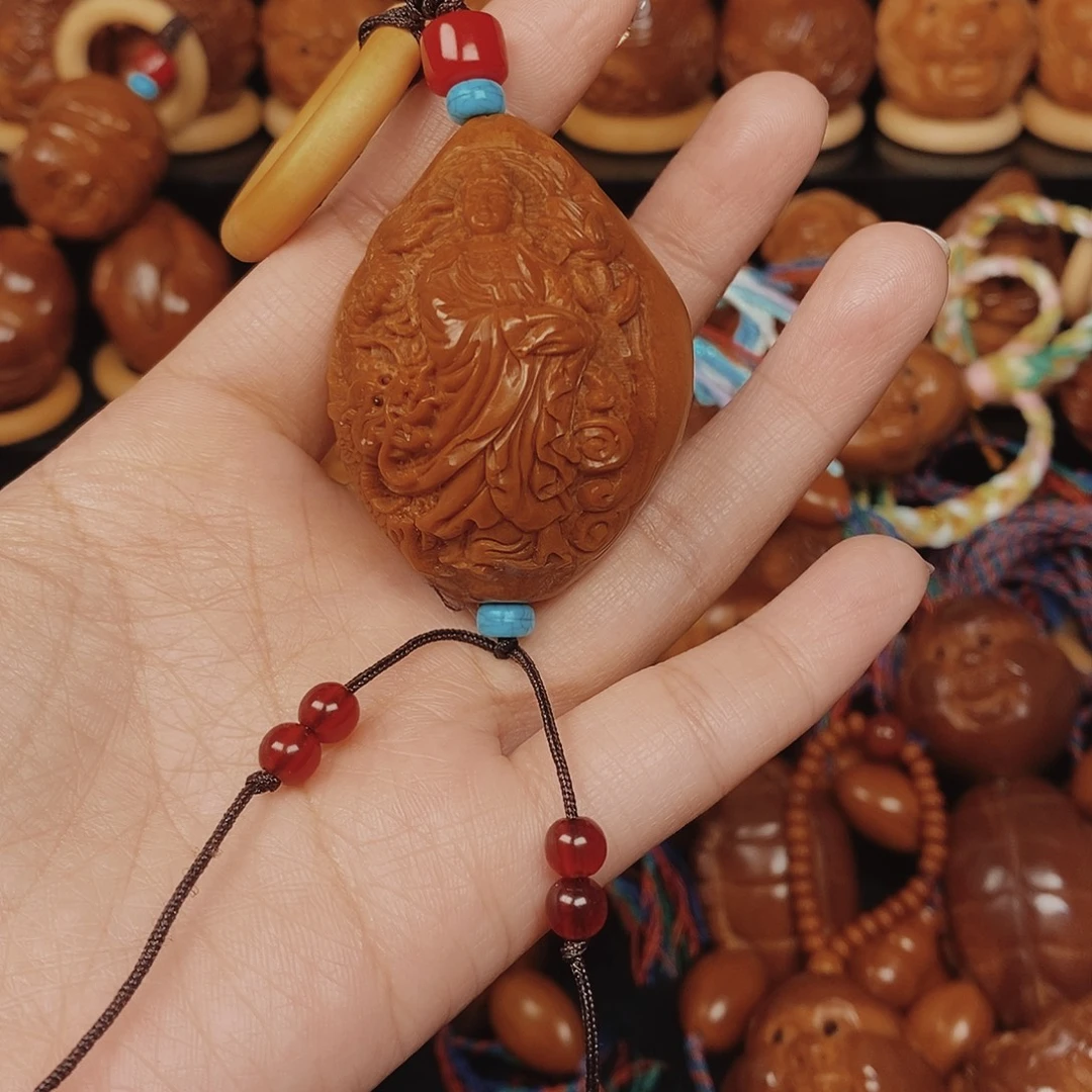 橄榄核手串/手链金龙观音0078