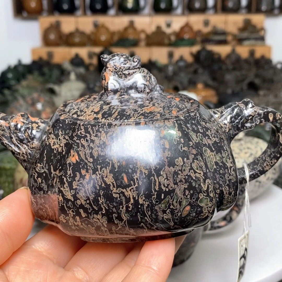 梅花玉老料龙尊壶230cc