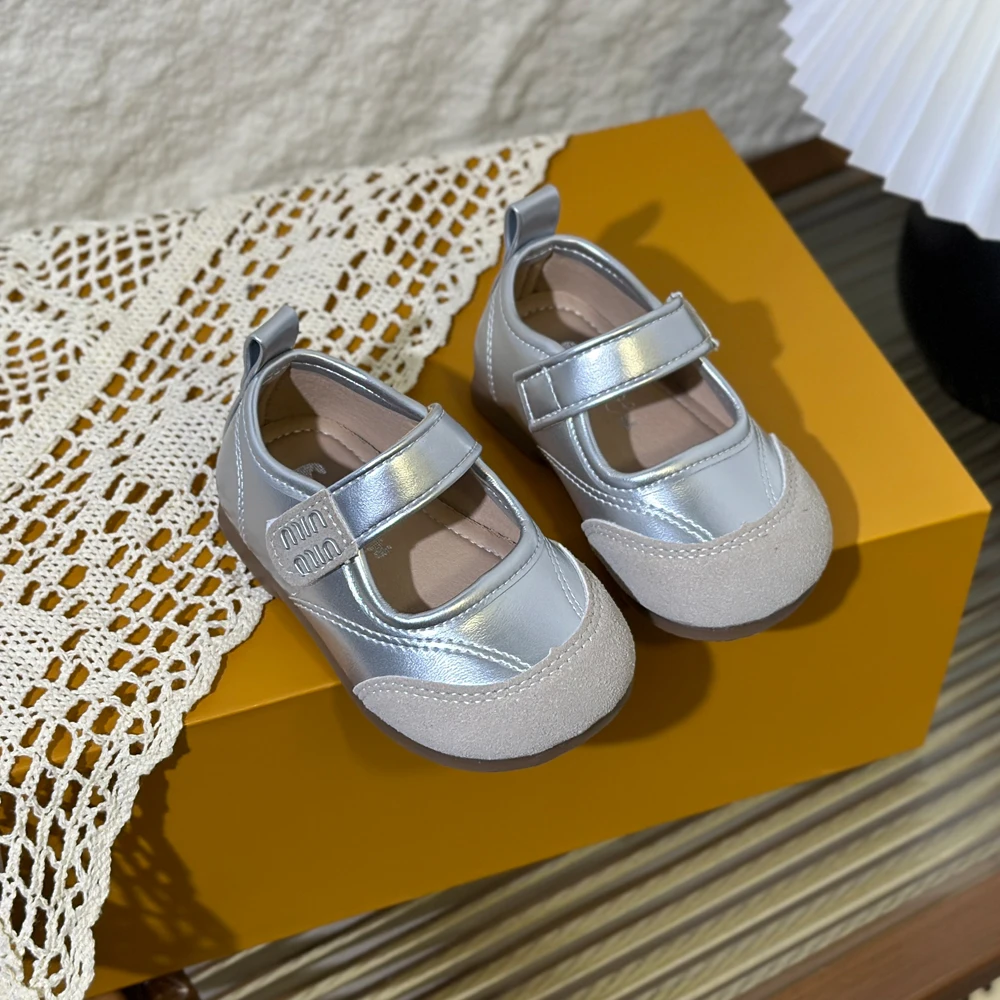 小女孩秋新品欧若风软底单鞋防滑2025秋季新公主小童皮鞋韩版秋季