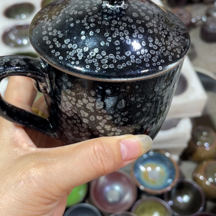 喵***人茶盏建阳建盏微瑕油滴