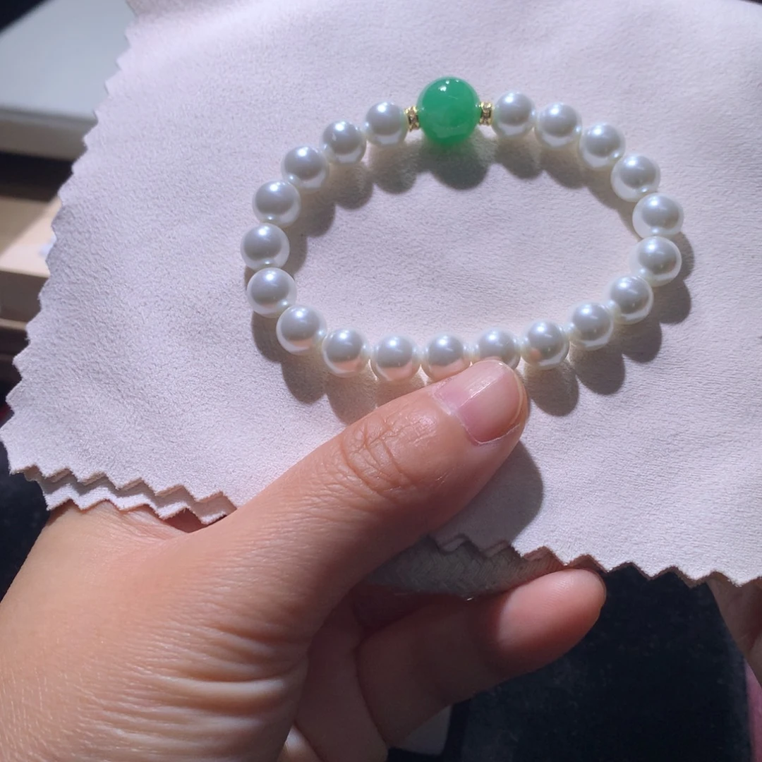 翡翠散珠8折上车 天然缅A 卡11.18