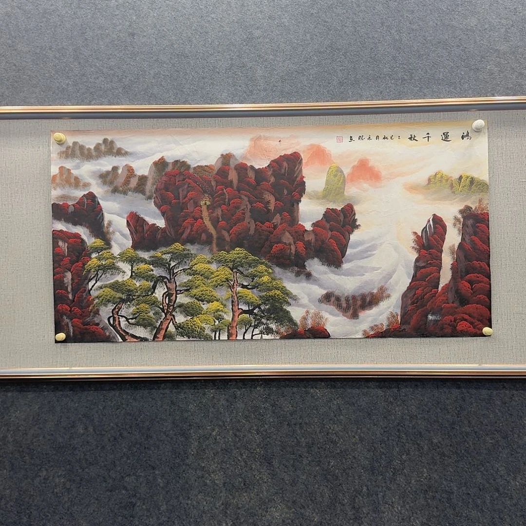 国画国画亲笔手绘