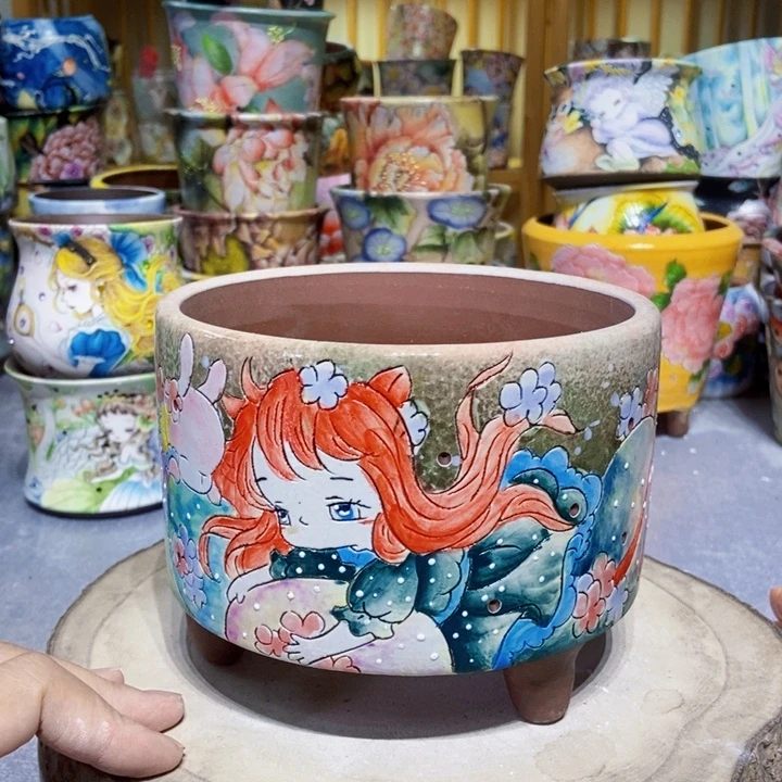 景德镇艺术手绘作品