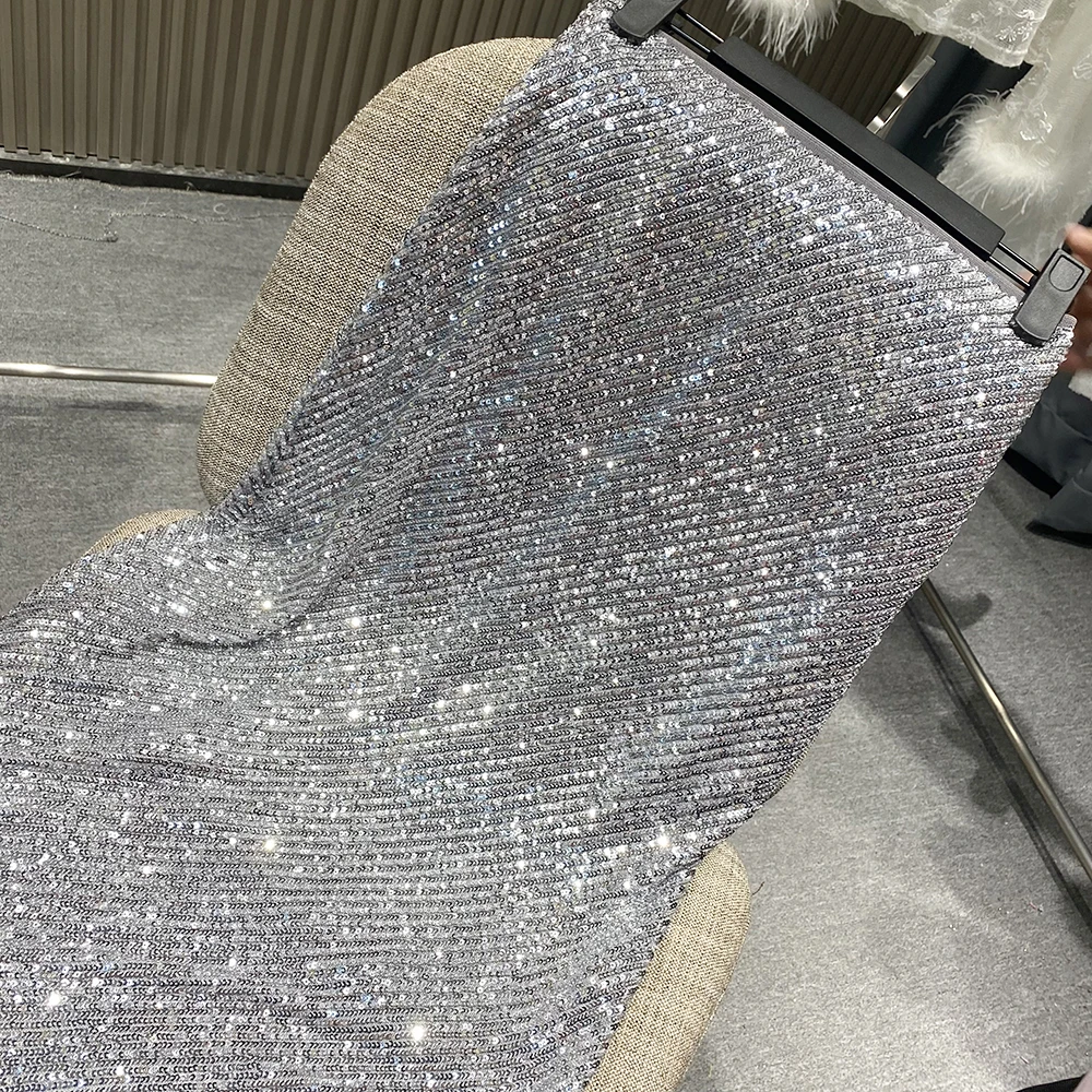 亮片半身长裙小香风时尚休闲2024新款裙子