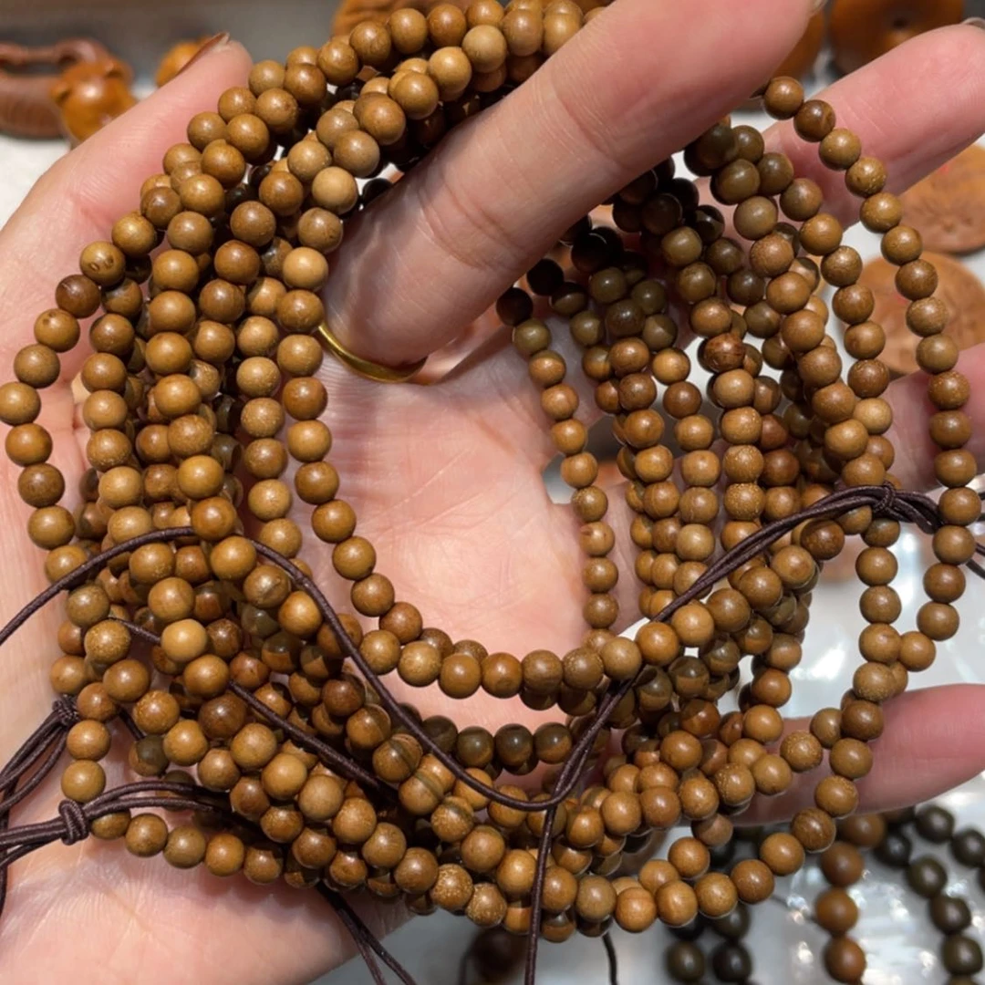 【闪购商品】檀香木手串/手链任**空0.4×216瑕疵三条