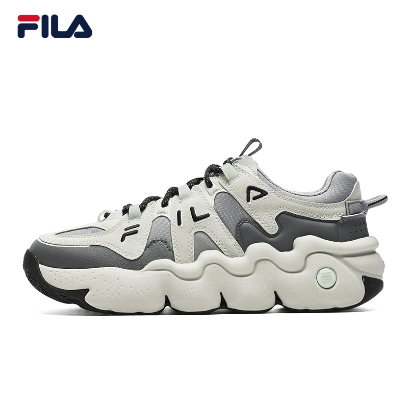FILA斐乐帕尼尼增高潮流百搭复古厚底面包鞋篮球鞋男女休闲鞋子
