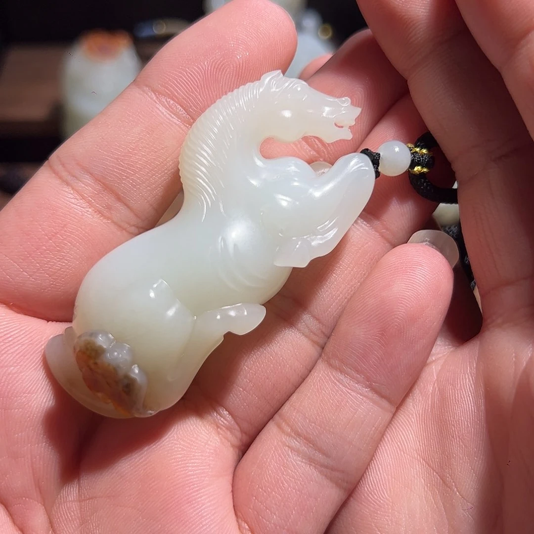 颈饰未镶嵌和田玉爱****构