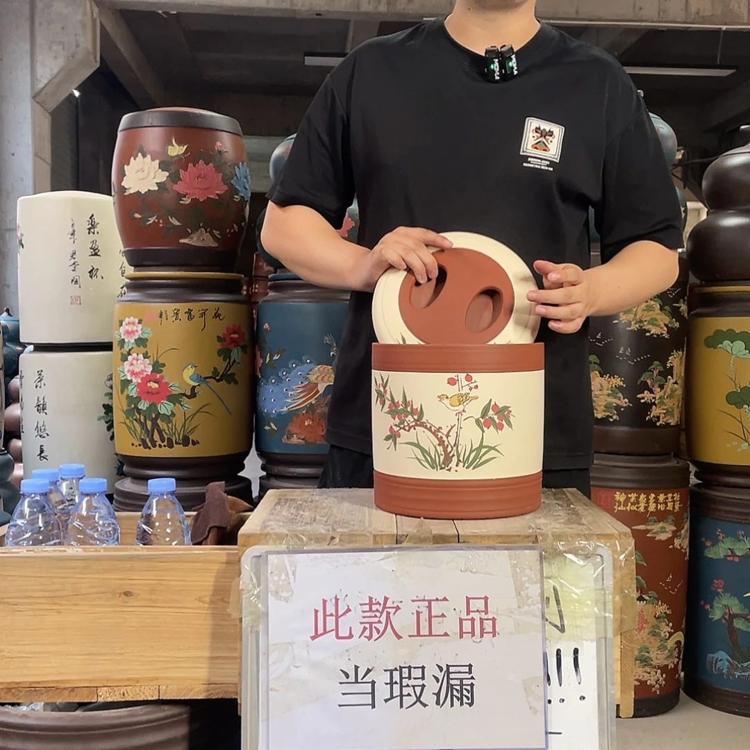 宜兴原矿紫砂茶叶罐