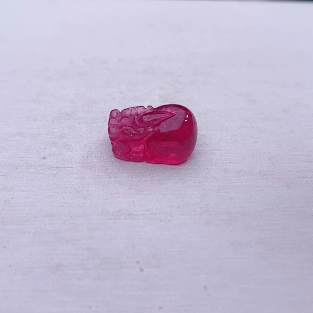 未镶嵌貔貅碧玺碧玺A貔貅