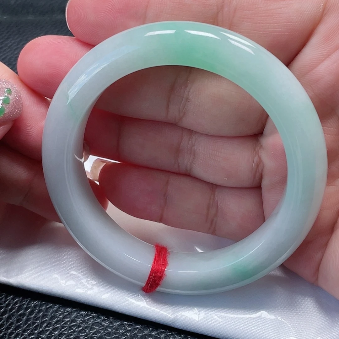 未镶嵌手镯翡翠缅甸翡翠手镯54圈