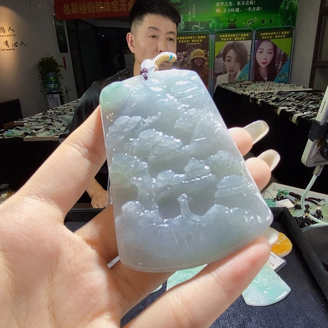 颈饰未镶嵌翡翠翡翠