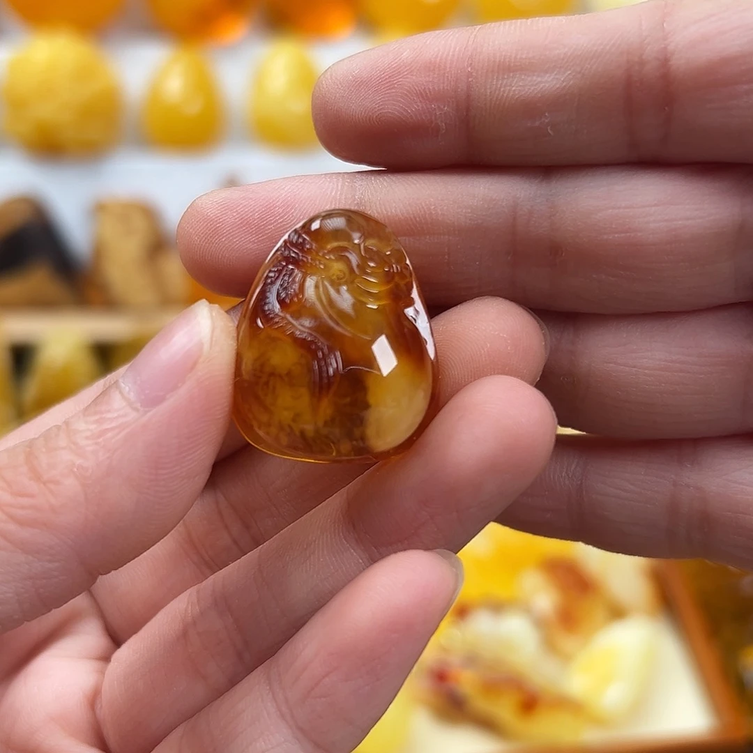 未镶嵌颈饰蜜蜡蜜蜡