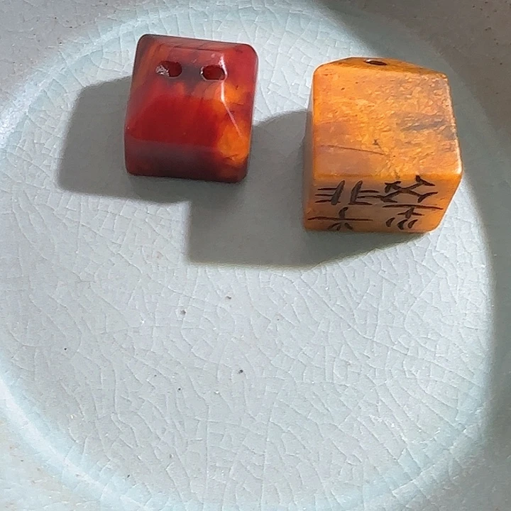 瓷片摆件恭喜发财工艺结缘33