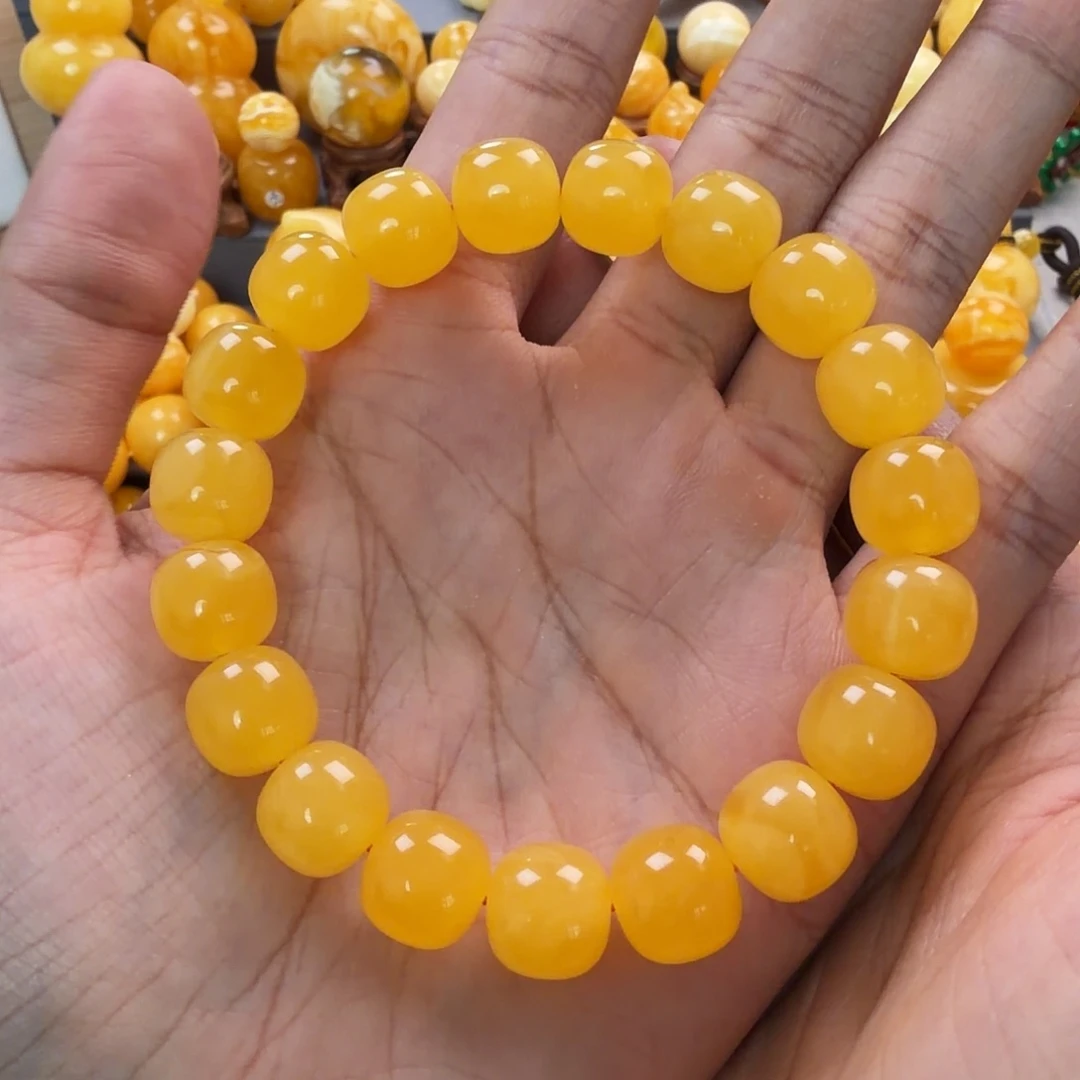 琥珀未镶嵌珠宝奇石12mm同料