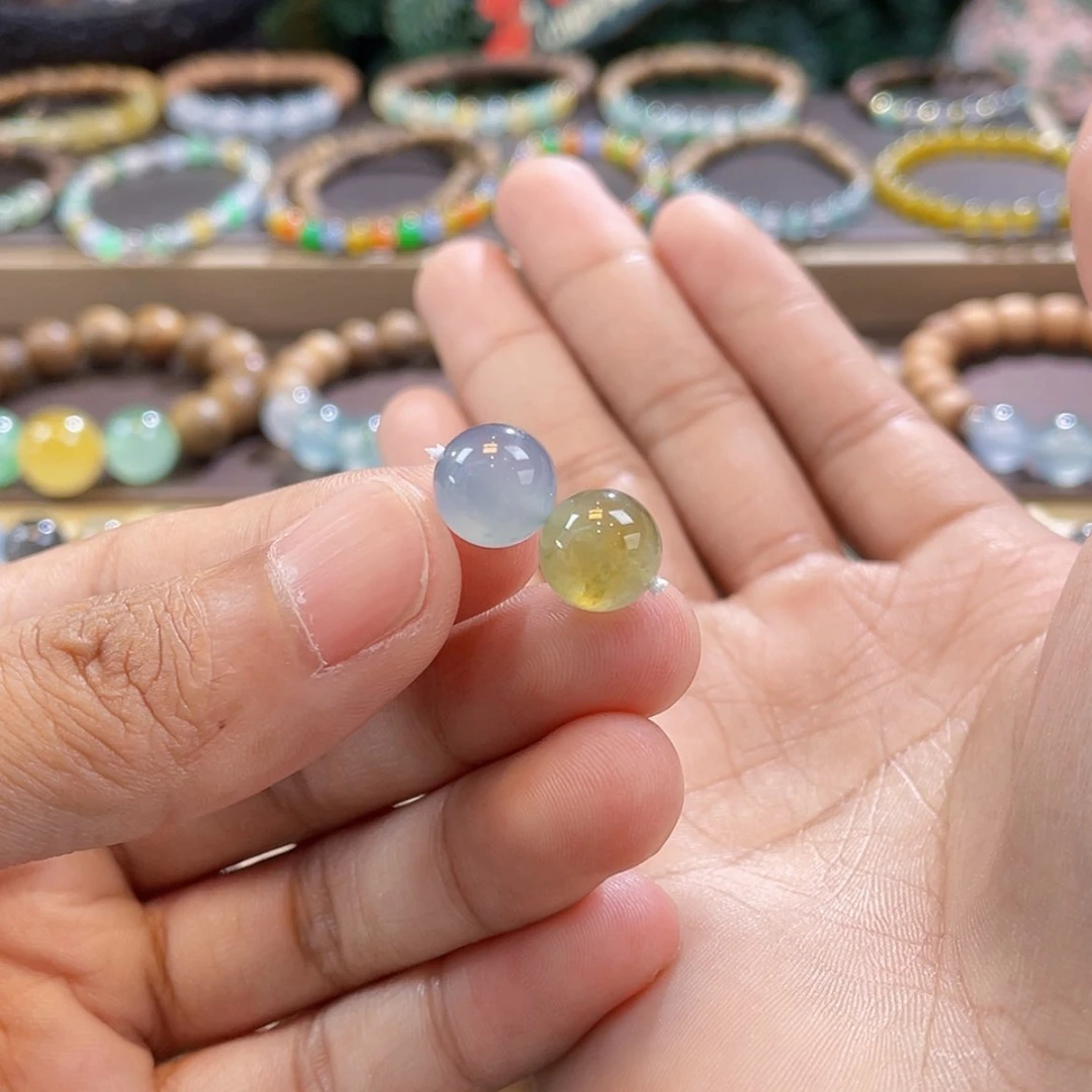 【闪购商品】颈饰未镶嵌翡翠黄加紫可拆