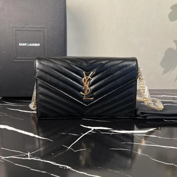 99新/圣罗兰/妃鱼/单肩包/市场价13900/250501FZ0034