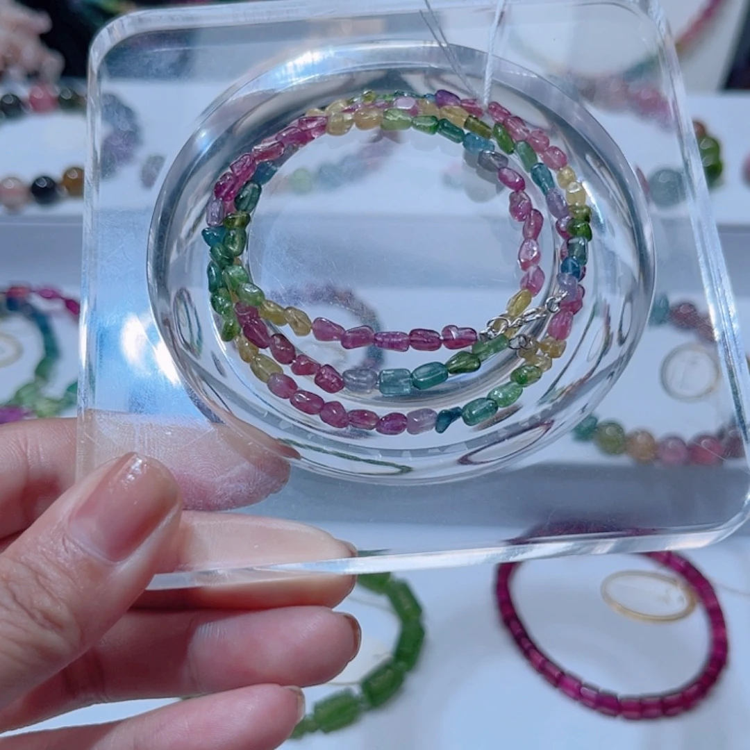 未镶嵌碧玺颈饰碧玺项