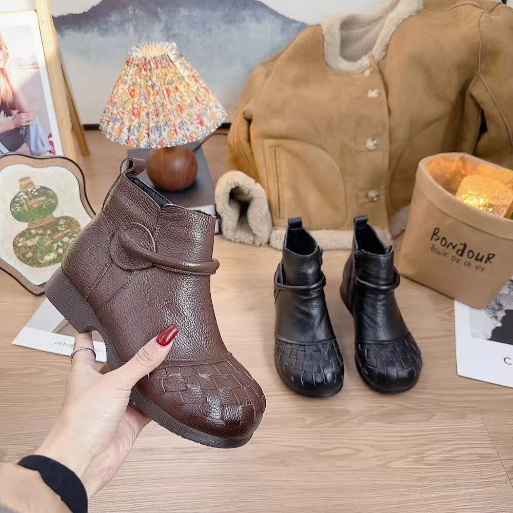 8388新款编织魔术贴舒适百搭软底妈妈鞋仓