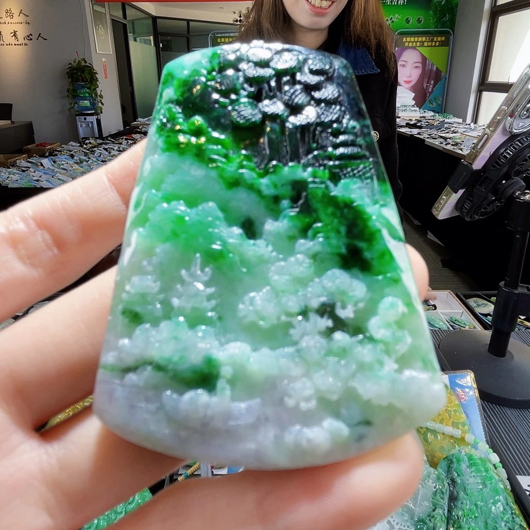 颈饰未镶嵌翡翠翡翠