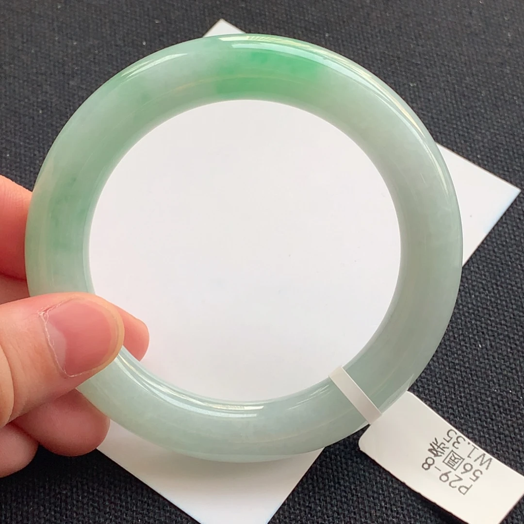 翡翠未镶嵌手镯25号