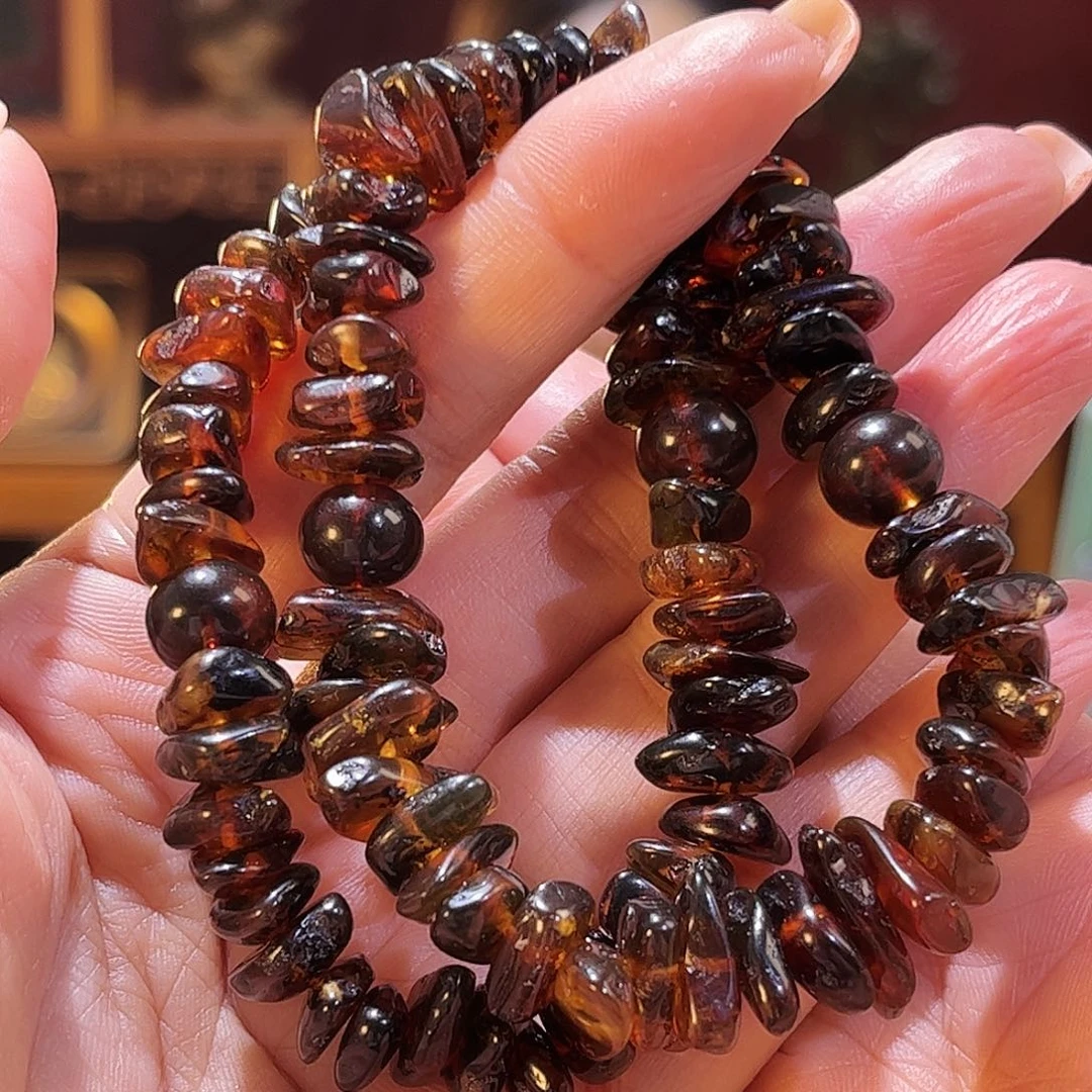 未镶嵌琥珀裸石抚顺琥珀30847多样化发其一