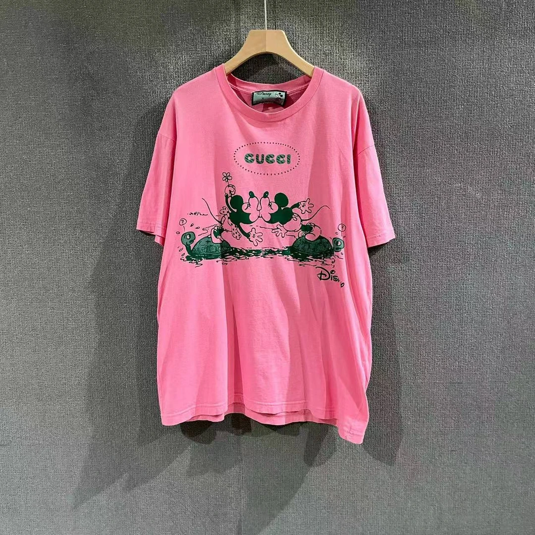 99新 GUCCI/古驰 联名款米奇印花短袖 xs码/134822