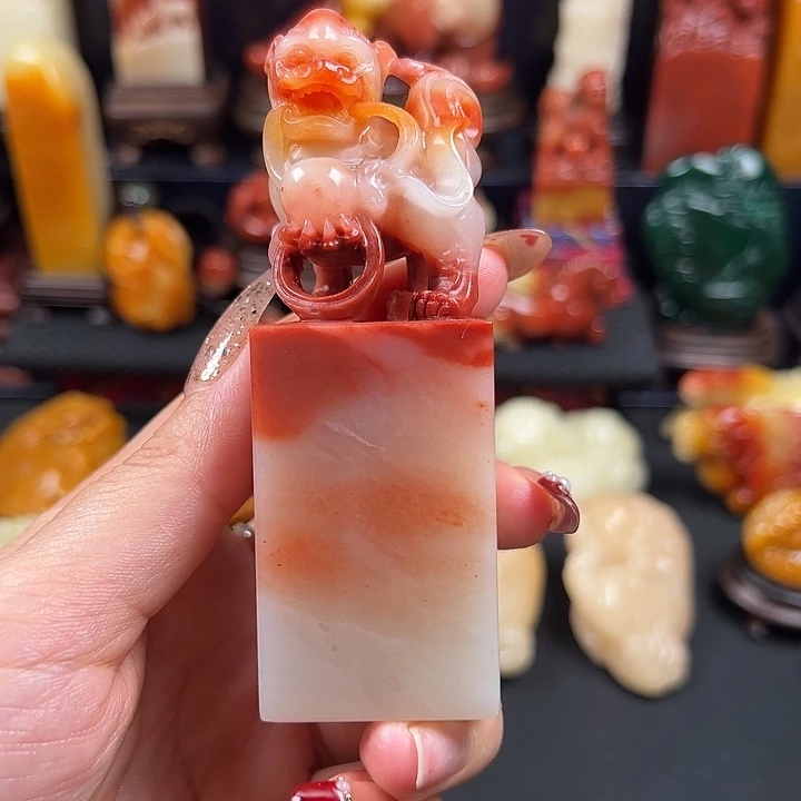 老挝石高山水冻石